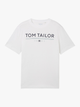 Футболка Tom Tailor T-SHIRT WITH A LOGO PRIN XL Білий 1040988-20000 - изображение 5