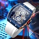 Мужские часы Curren 8442 Blue-Gold-White - изображение 4