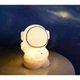 Детский силиконовый ночник на аккумуляторе Astronaut Light Elite Lux EL-543-18 "Космонавт" белый - изображение 2