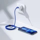 Кабель Baseus Crystal Shine Series Fast Charging Data Cable Type-C to Lightning PD 20W 1.2м (CAJY000203) Blue - изображение 7