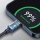 Кабель Baseus Crystal Shine Series Fast Charging Data Cable Type-C to Lightning PD 20W 1.2м (CAJY000201) Black - изображение 5