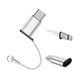 Переходник Micro USB to Type-C REMAX RA-USB1 адаптер вилка гнездо серебристый - изображение 3