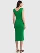 Плаття міді літнє жіноче Big Star Zizila L Зелене (5900714716264) - зображення 2