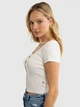 Топ жіночий Big Star Arseniola L Білий (5900714719807) - зображення 3