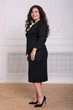 Комбінований костюм з крепу Tatiana КЕЙСІ чорний 56 - зображення 4