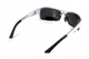 Окуляри поляризаційні BluWater Alumination-1 Silver Polarized (gray) чорні, в сріблястій оправі - зображення 3