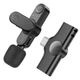 Петличный беспроводной микрофон Borofone BFK12 Trophy lavalier Lightning/Type-C Black - изображение 2
