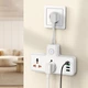 Мережевий зарядний пристрій Hoco AC12A Reise (PD30W/1C3A) +Socket White - зображення 5