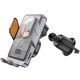 Автотримач з БЗП Hoco HW7 Transparent Discovery Edition (air outlet) Metal gray - изображение 4