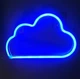 Настенный декоративный неоновый светильник - ночник Облачко Neon Decoration Lamp Астронавт (30х19 см, USB, 3хАА) - Синий - изображение 1