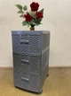 Комод пластиковый 3 ящика ROTANGE серый (Н70х35х46 см) Консенсус - изображение 1