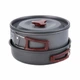 Набор посуды Naturehike 3-4 NH (2 кастрюли + крышки + сковорода) carbon (NH15T203-G) (14-79-6927595787205) - изображение 4