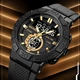 Часы наручные мужские Skmei 1881GDBK 5 ATM 46 мм Black - изображение 4