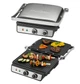 Електричний контактний гриль прижимний ProfiCook PC-KG 1029, 2000 Вт, нержавіюча сталь, термостат, антипригарні пластини, знімний піддон для жиру, розкриття 180°, Німеччина - изображение 1
