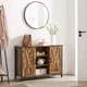 Комод у вітальню Brown Loft_Apartament 100 х 35 х 70 см коричневий чорний - зображення 5