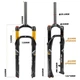 Повітряна вилка для фетбайка Himalo 26 дюймів Fat Fork 130mm Lock-out Rebound Золота - зображення 6