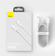 Кабель Baseus Superior USB Type C - Lightning PD 0.25 м White (CATLYS-02) - зображення 3