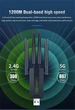 Двохдіапазонний USB 3.0 Wi-Fi 5 (AC) 1200Mbps адаптер 2.4/5GHz з 4 антенами (U3-AC1200-4A) - зображення 5