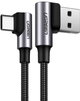 Kabel Ugreen USB Type-A - USB Type-C 0.5 m Black (6957303802586) - obraz 1