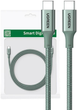 Кабель Ugreen USB Type-C - USB Type-C 1 м Green (6941876213108) - зображення 1