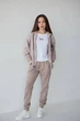 Костюм кофта штани футболка MiChell 5322 замша бежевий 164 - зображення 3