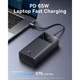 Зовнішній акумулятор повербанк Power bank Baseus Star-Lord Digital Display 30000mAh 2USB/Type-C, PD/QC, 65W/3A P10022908113-00 - зображення 4