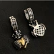 Серьги серебро Original стиль винтаж 1119 - изображение 1