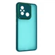 Чехол Fiji Lens для Xiaomi Redmi 12C бампер матовый с защитой блока камер Dark Green - изображение 1