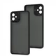Чехол Fiji Lens для Samsung Galaxy A05 (A055) бампер матовый с защитой блока камер Black - изображение 2