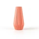 Ваза для квітів MBM HOME пластикова 22 см DH-FLOWERS-06 CORAL Коралова - зображення 2