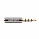 Перехідник UGREEN аудіо 3.5 mm штекер to 2.5 mm роз'єм Black (20502) - зображення 1