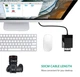 Кард-ридер UGREEN CR125 USB 3.0 4 в 1 SD / TF / CF / MS 0.5 м Black (30333) - изображение 4