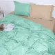 Комплект постільної білизни MirSon Satin&nbsp;Stripe 30-0014&nbsp;+ 30-0004&nbsp;Aivengo 200х220 Євро (2200005260302) - зображення 4