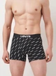 Zestaw majtek męskich typu bokserki bawełnianych 2 szt Levi's Logo Aop Boxer Brief Org Co 701227428-003 M Czarny (8720245581639) - obraz 3