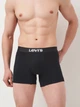 Zestaw majtek męskich typu bokserki bawełnianych 2 szt Levi's Logo Aop Boxer Brief Org Co 701227428-003 M Czarny (8720245581639) - obraz 4