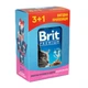 Консервированный корм Brit Premium Кусочки с курицей и индейкой для кошек 100 г (1111142141) - изображение 4