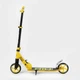 Дитячий двоколісний самокат Best Scooter "RIO" R-35959 зі складною конструкцією та переднім амортизатором, Жовтий - зображення 2