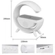 Колонка портативная Smart BT2301 беспроводная зарядка Bluetooth LED белый - изображение 3