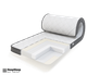 Тонкий матрас топпер DeepSleep Climat Hard / Климат Хард 140x200 - изображение 5