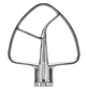 Zestaw 3 nasadek KitchenAid 5KSM5TH3PSS do misek 4.8 / 4.7 / 4.3 / 3 l, stal nierdzewna - obraz 3