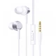 Навушники з мікрофоном провідні Baseus Enock Wired Earphones (3,5 mini-Jack, 1.1 m). White - зображення 1