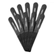 Липучка органайзер стяжка хомут для кабелю Vention Hook & Loop Cable Tie (10шт, 180х12мм). Black - зображення 1