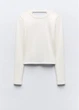 Лонгслив Zara S Белый (ZLK-4174-817-White) - изображение 4