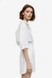 Шорты льяные H&M 060993840_white L Белый - изображение 2