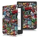 Чехол обложка Primolux Slim для электронной книги PocketBook 629 Verse / PocketBook 634 Verse Pro - Graffiti Primolux SLIM-PB629-GRF разноцветный - изображение 1
