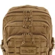 Рюкзак 36л Mil-Tec "Assault Pack" с креплением Molle Pals Laser Cut койот размер 51х29х28 см - изображение 6