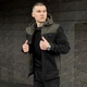 Куртка Soft Shell Pobedov Setup на флисе черный-хаки размер L - изображение 6