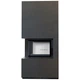 Камінна топка Kratki FLOKI BOX лівий 8 kW Ø 160 в обудові модульній INDIAN BLACK - изображение 1