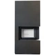 Камінна топка Kratki FLOKI BOX правий 8 kW Ø 160 в обудові модульній INDIAN BLACK - изображение 3