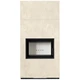 Камінна топка Kratki FLOKI BOX 8 kW Ø 160 в обудові з керамограніту OXIDE BIANCO - зображення 5
